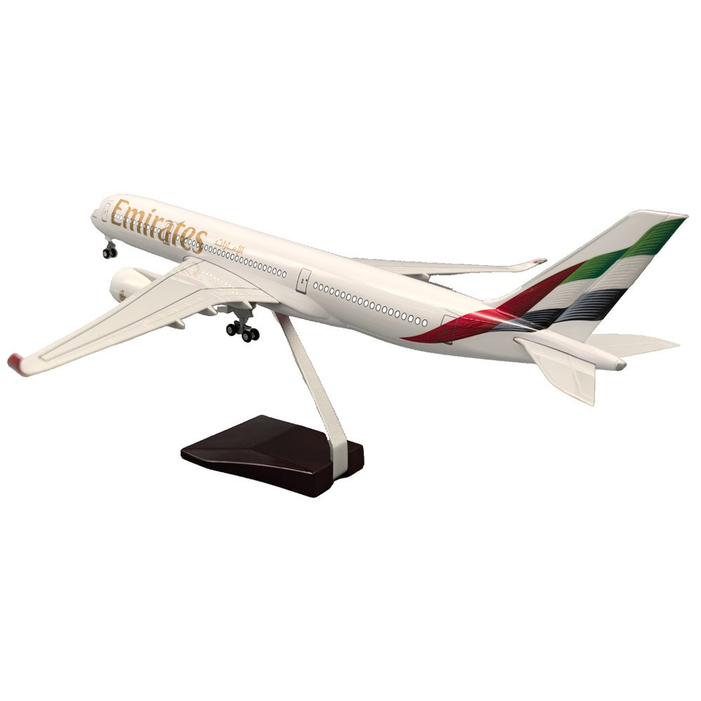 Promotional Business Gifts Items Large Scale 1:142 47cm Air Bus A350 Emirates Plane Aircraft Airplane Model